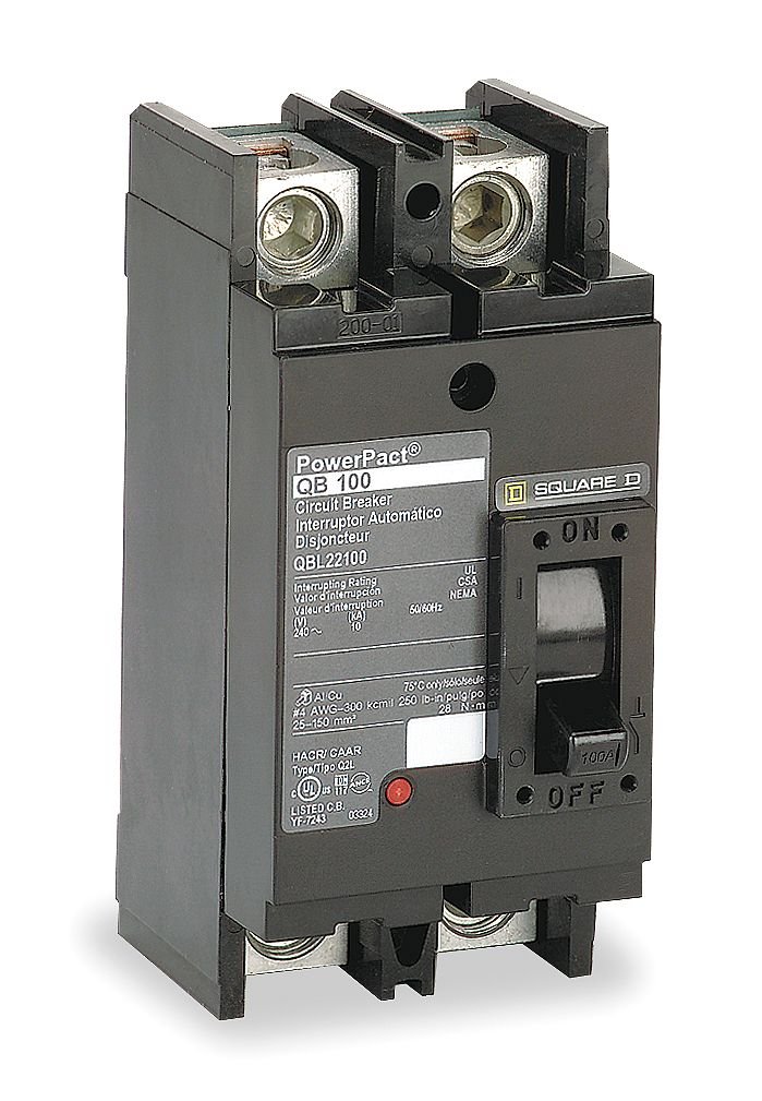 Circuit Breaker, 125A, 2P, 240VAC, Lug QDL22125 - Amazon.com
